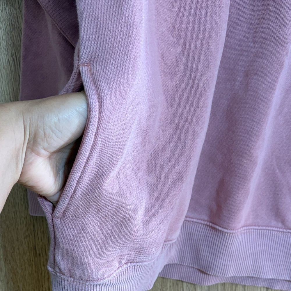 Aerie Soft Pink Textured sweatshirt - Picture 7 of 11